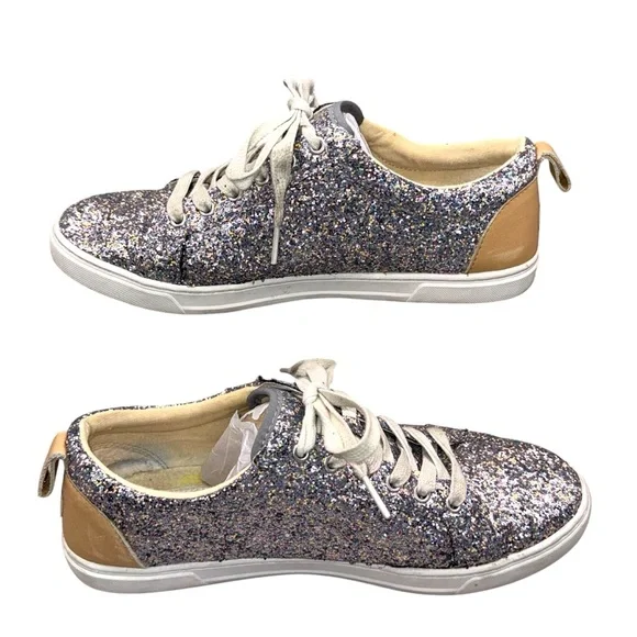 UGG KARINE CHUNKY GLITTER SILVER MULTI SHOES Women’s 10 - Picture 4 of 12